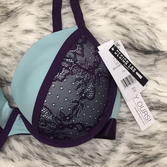 *NWT LORD & TAYLOR Lace Ultra Push Up Bra - Picture 2 of 5